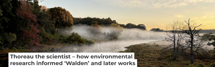 Henry David Thoreau investigated the Sudbury River as America’s first river scientist. Robert M. Thorson